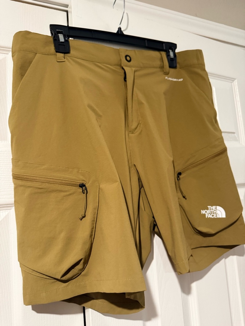 The North Face Men's Olive-Tan Cargo Shorts